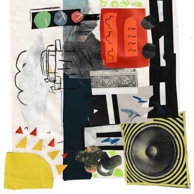 Abstract Collage of a city