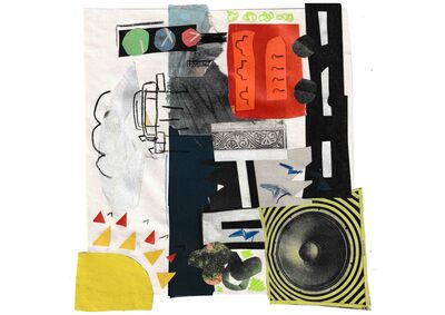 A collage of different colours and texture