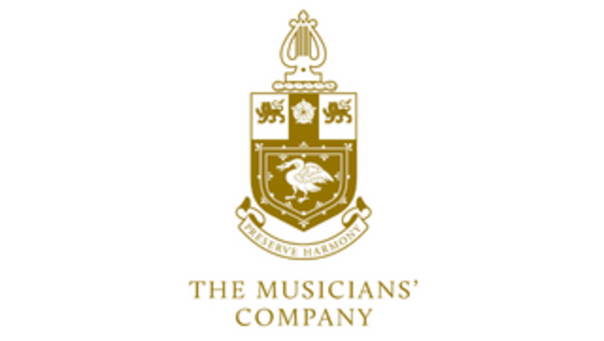 Gold crest and motto reading 'preserve harmony', with 'The Musician's Company' underneath