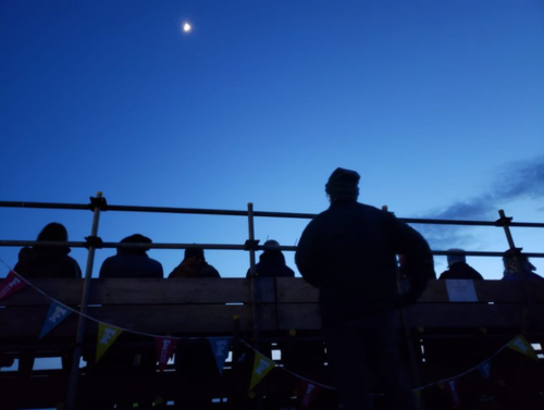 Witness Stand at dusk