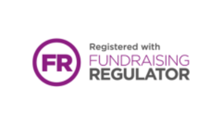 Registered with Fundraising Regulator logo