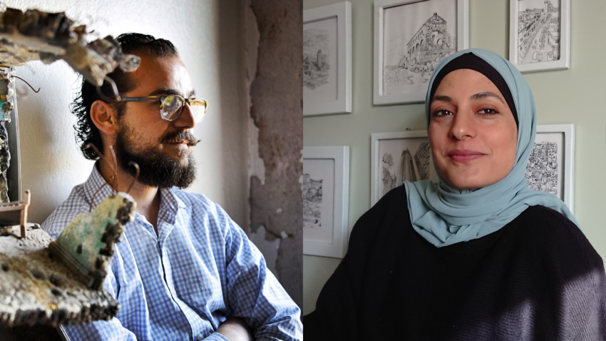 Marwa Al-Sabouni and Mohamad Hafez