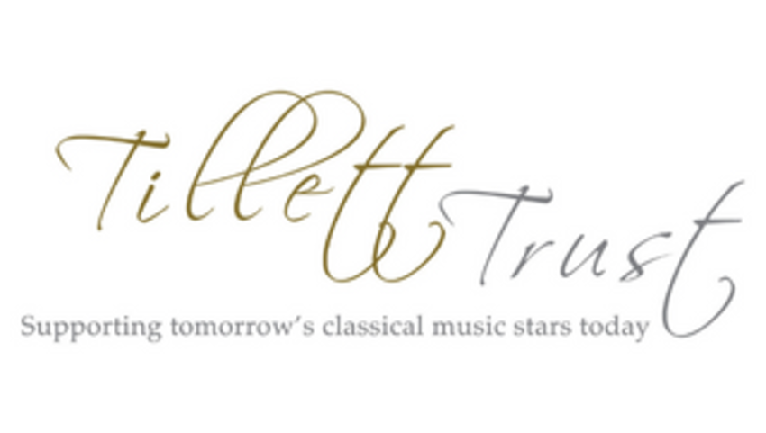 Logo reading 'Tillett Trust Supporting tomorrow's classical music stars today'