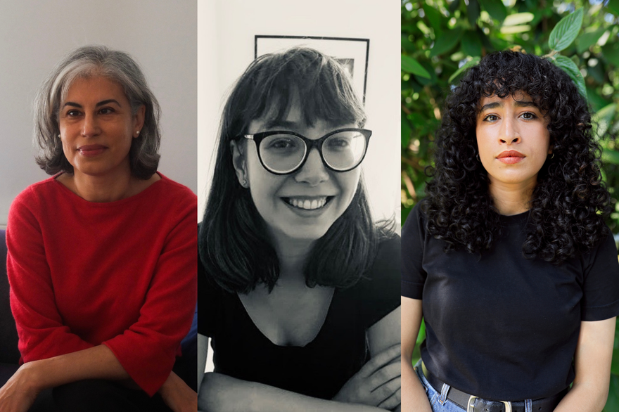 Collage of Natasha Walter, N.S. Nuseibeh, Shahed Ezaydi