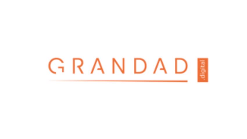 Orange Grandad Digital Logo
