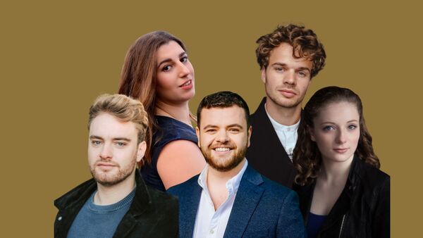 A collage of the 5 Jerwood Young Artist headshots